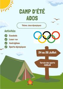 thumbnail of Flyer Mini Camp 24 au 26 juillet – Ados