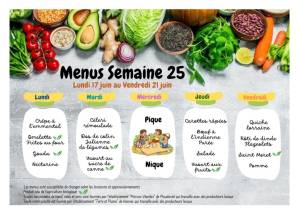 thumbnail of MENUS SEMAINE 25
