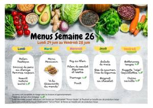 thumbnail of MENUS SEMAINE 26