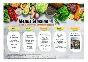 thumbnail of MENUS SEMAINE 41