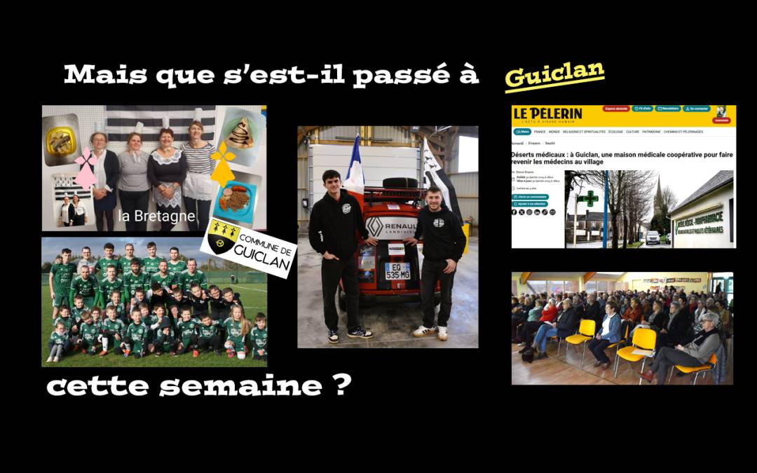Actus de la semaine du 3 au 9 février 2025