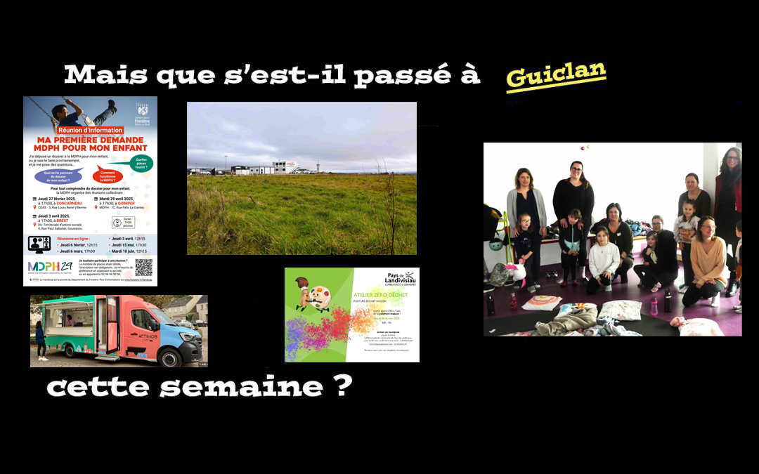 Actus de la semaine du 10 au 16 février 2025