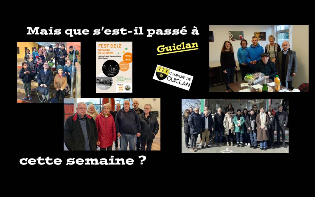 Actus de la semaine du 10 au 16 mars 2025