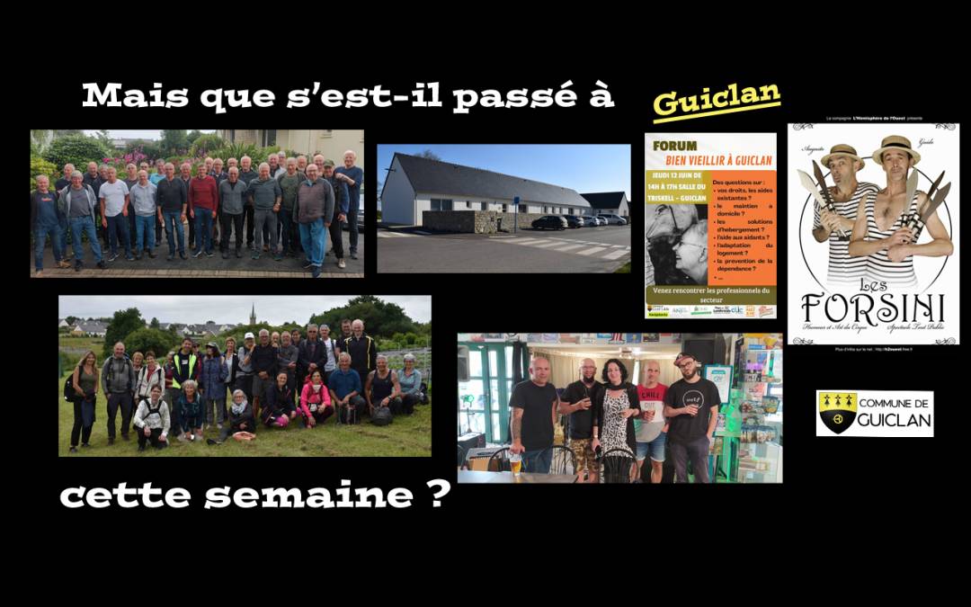 Actus de la semaine du 2 au 8 juin 2025