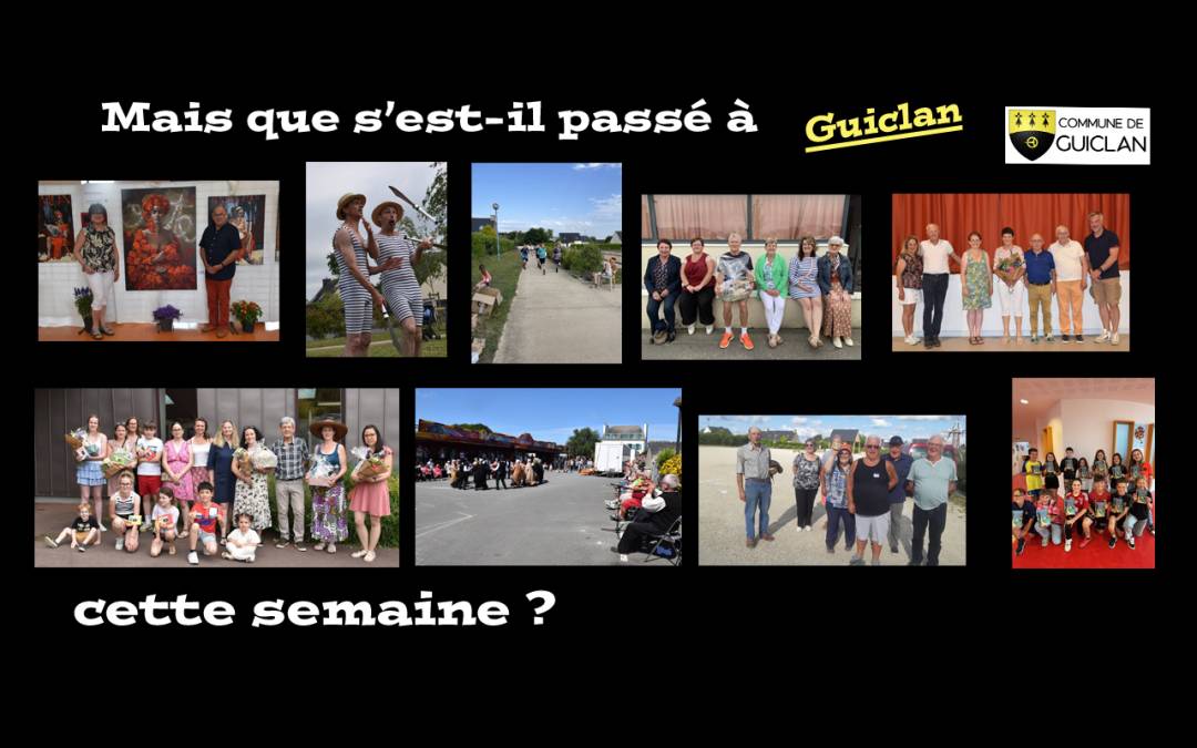 Actus de la semaine du 23 juin au 6 juillet 2025