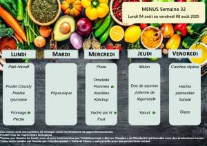 thumbnail of MENUS SEMAINE 32