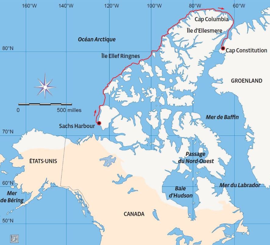 carte aventure Groenland