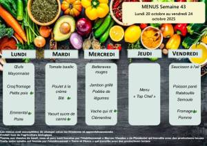 thumbnail of MENUS SEMAINE 43