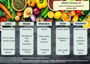 thumbnail of MENUS SEMAINE 44