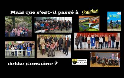 Actus de la semaine du 20 au 26 octobre 2025