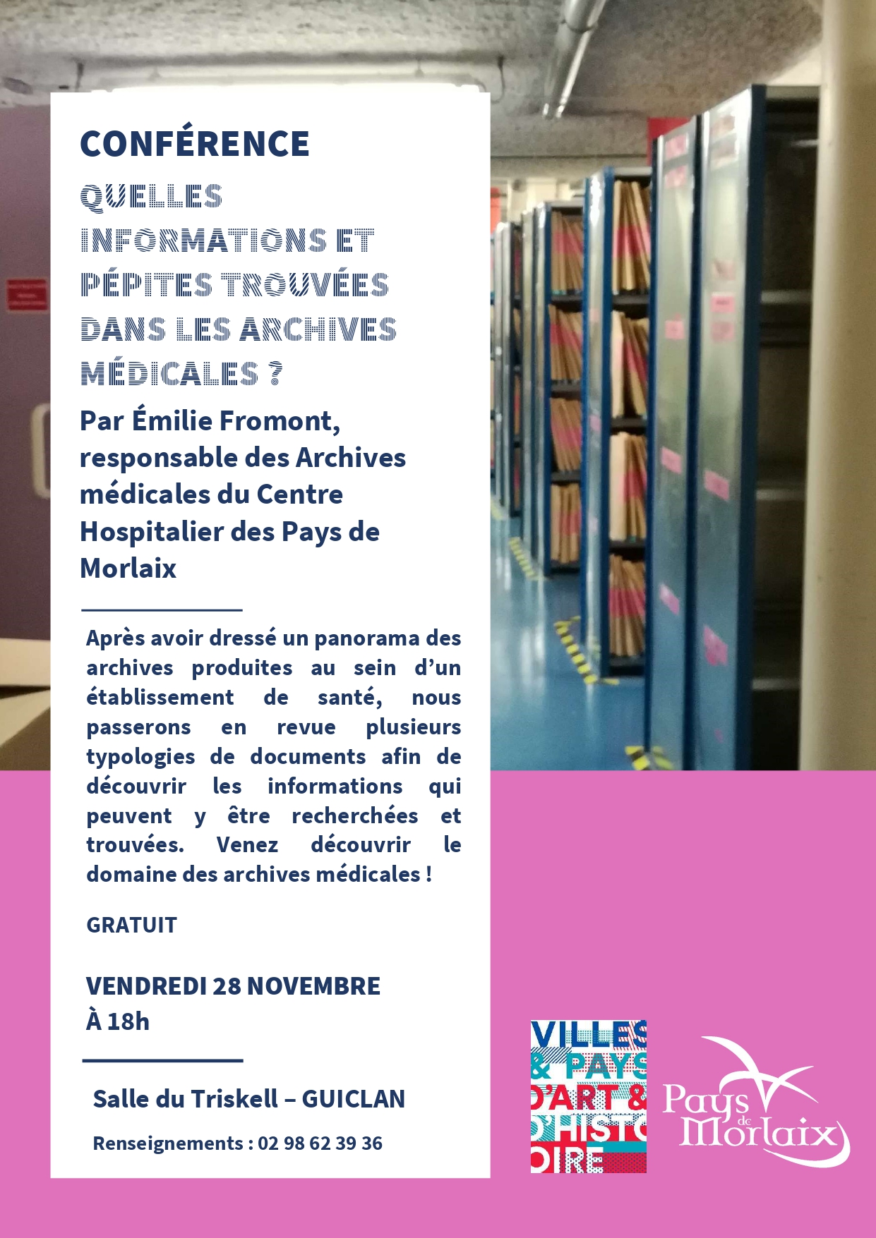 Conférence Archives médicales