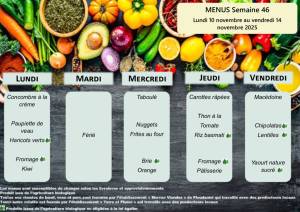 thumbnail of MENUS SEMAINE 46