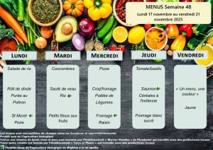 thumbnail of MENUS SEMAINE 48