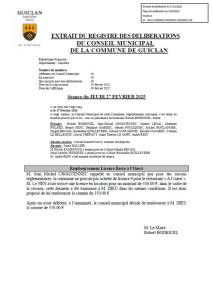 thumbnail of Delib du 27 fevrier 2025