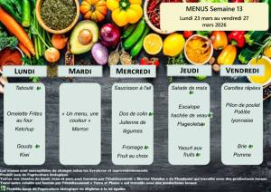 thumbnail of MENUS SEMAINE 13