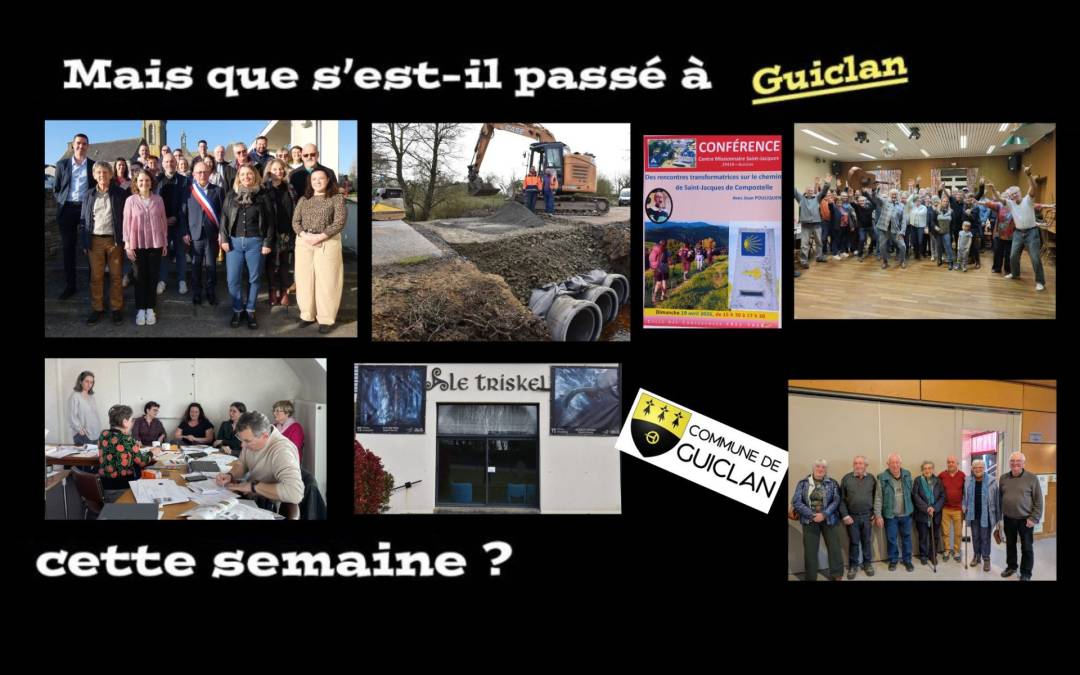 Actus de la semaine du 23 au 29 mars 2026