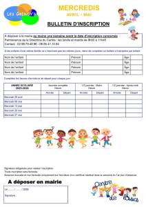 thumbnail of Bulletin inscription CLSH Mercredis avril – mai 2026