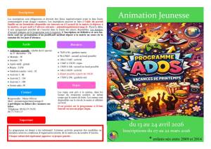 thumbnail of programme ados printemps