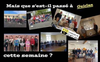 Actus de la semaine du 13 au 19 avril 2026