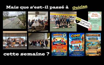 Actus de la semaine du 30 mars au 5 avril 2026