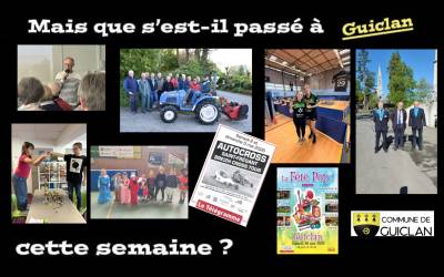 Actus de la semaine du 20 au 26 avril 2026