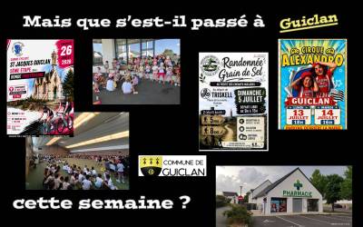Actus de la semaine du 22 au 28 Juin
