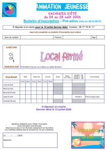 thumbnail of Bulletin Inscription PRE ADOS AOUT 2026