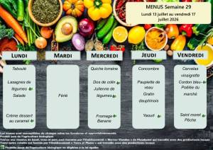 thumbnail of MENUS SEMAINE 29