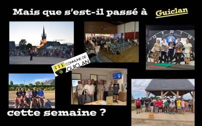 Actus de la semaine du 29 Juin au 5 Juillet
