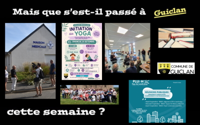 Actus de la semaine du 24 au 30 août 2026