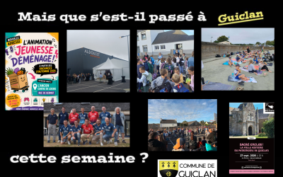 Actus de la semaine du 31 août au 6 Septembre 2026